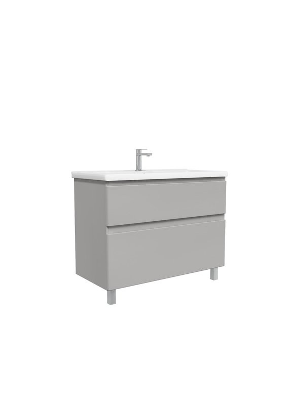 Тумба напольная SanStar Riana 100 Без раковины для ванной комнаты, Грей