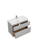 Тумба напольная SanStar Riana 100 Без раковины для ванной комнаты, Грей