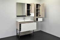 Зеркало Comforty Страсбург 90 дымчатый дуб