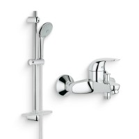 Душевой комплект Смеситель Grohe Euroeco 32743000 + Гарнитур Euphoria 110 Massage 27231001