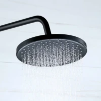 Верхний душ BOND Circle B01-9988 черный матовый