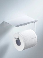 Держатель для туалетной бумаги с полочкой Shevanik SG5705C-1, белый Держатель для туалетной бумаги с полочкой Shevanik SG5705C-1, белый