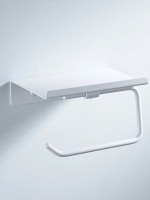 Держатель для туалетной бумаги с полочкой Shevanik SG5705C-1, белый Держатель для туалетной бумаги с полочкой Shevanik SG5705C-1, белый