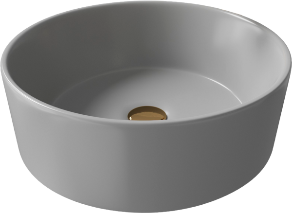 Накладная раковина Grossman GR-3013GM серая матовая