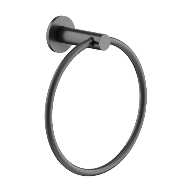 Держатель для полотенец Sancos Base SC9029GG вороненая сталь, кольцо