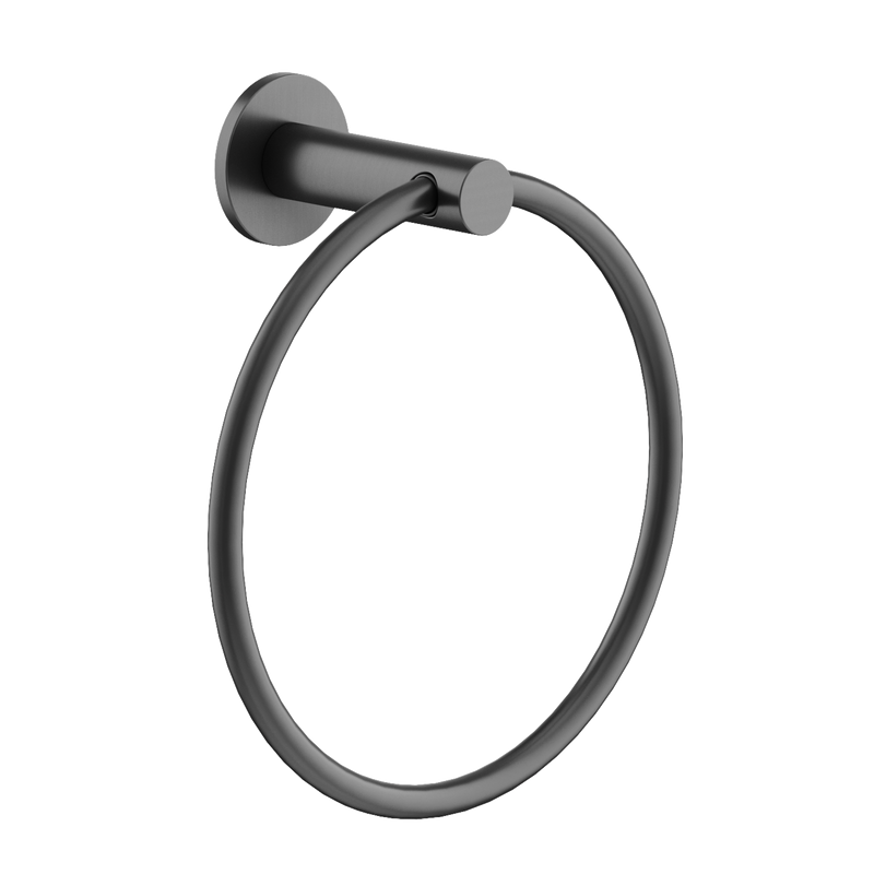 Держатель для полотенец Sancos Base SC9029GG вороненая сталь, кольцо