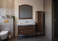 Тумба с раковиной ASB-Woodline Модерн 105 антикварный орех