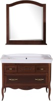 Тумба с раковиной ASB-Woodline Модерн 105 антикварный орех