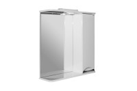 Зеркало Mixline Этьен 65 правое с подсветкой, белое