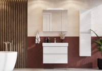 Тумба с раковиной Roca Oleta 80, белый глянец
