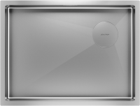 Комплект Мойка Paulmark Next-Skew PM885844-BS брашированная сталь + Смеситель Grohe Eurosmart