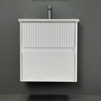 Мебель для ванной комнаты Alavann Wave 60 подвесная, белая