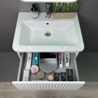 Мебель для ванной комнаты Alavann Wave 60 подвесная, белая