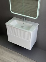 Мебель для ванной комнаты Alavann Wave 60 подвесная, белая