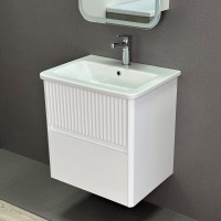 Мебель для ванной комнаты Alavann Wave 60 подвесная, белая