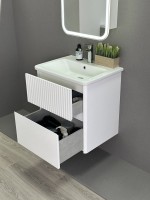 Мебель для ванной комнаты Alavann Wave 60 подвесная, белая