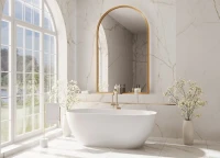 Ванна из искусственного камня Эстет Майами ФР-00017888 170x80 см, отдельностоящая, матовая белая, овальная, со сливом-переливом, с донным клапаном, solid