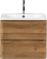 Тумба с раковиной BelBagno Albano 70 подвесная, rovere rustico