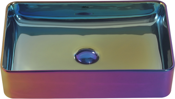Накладная раковина Abber Rechteck AC2207Regen хамелеон
