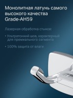 Крючок AM.PM Gem A9035900 глянцевый хром, на шурупах Крючок AM.PM Gem A9035900 глянцевый хром, на шурупах
