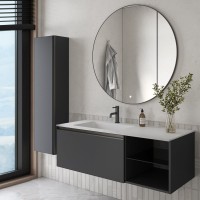 Тумба под раковину без столешницы Armadi Art Quatro 6 120 anthracite