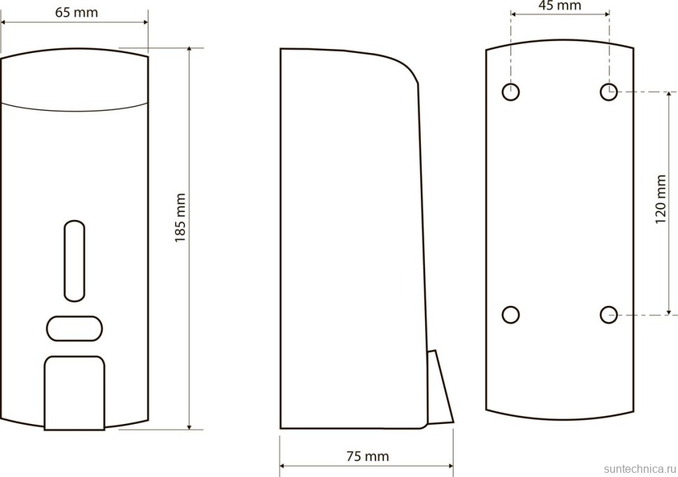 Диспенсер для мыла Bemeta 121209140 черный