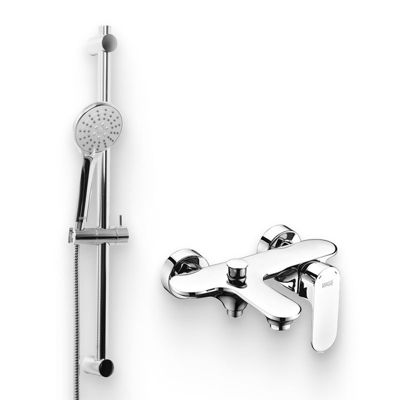 Душевой комплект Смеситель Wasserkraft Dinkel 5801 + Гарнитур A064