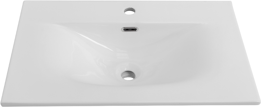 Мебельная раковина BelBagno BB-8099-70 глянцевая белая