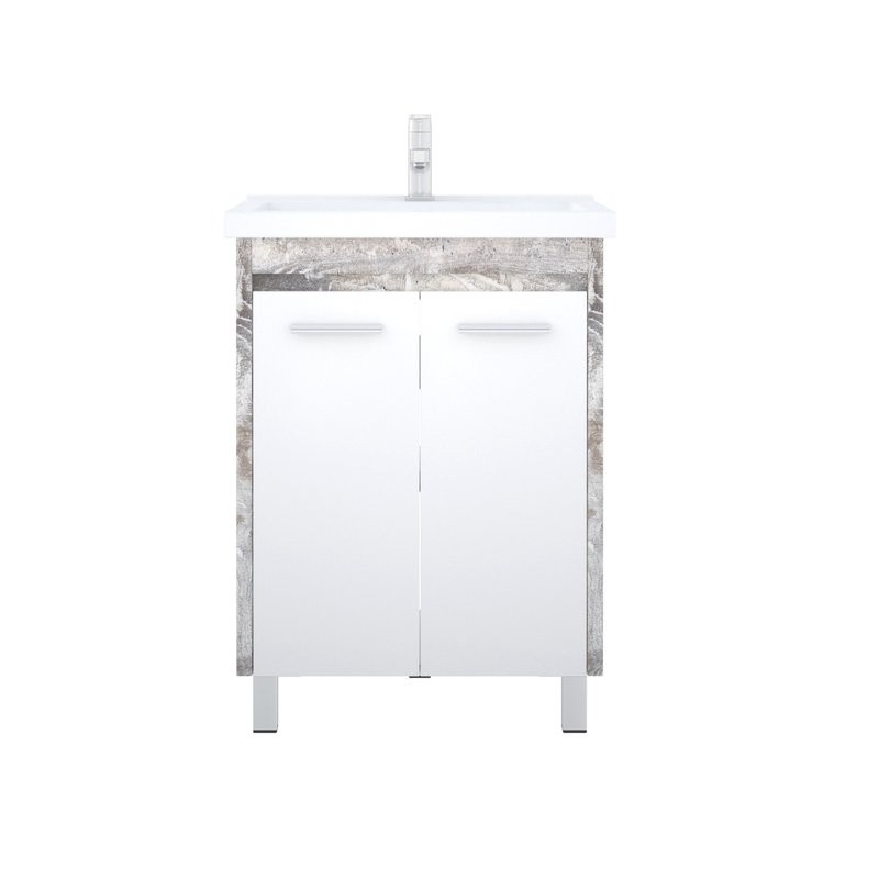 Тумба с раковиной Corozo Лорена 60 напольная, антик