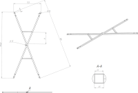 Акриловая ванна EUROLUX Miamika 180x80 см, пристенная, белая, с каркасом