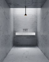 Раковина подвесная Abber Stein AS2652-1.0 100 матовая белая, прямоугольная, искусственный камень