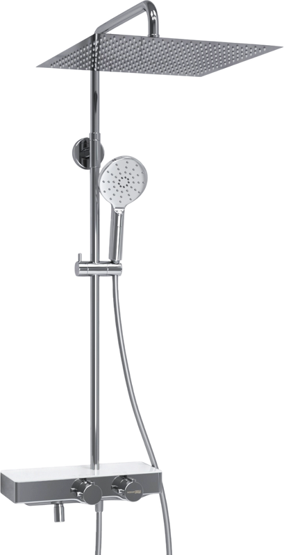 Душевая стойка Wasserkraft Aller A113.119.127.CH Thermo с термостатом, хром