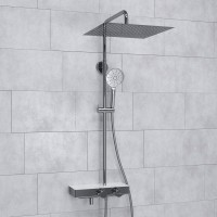 Душевая стойка Wasserkraft Aller A113.119.127.CH Thermo с термостатом, хром