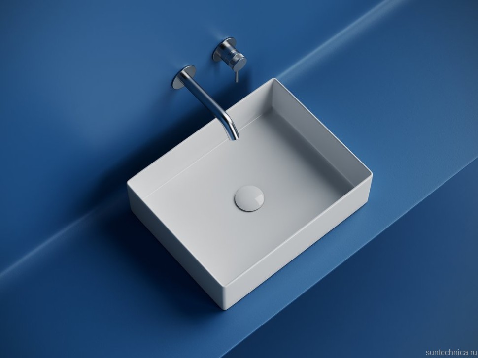 Накладная раковина Ceramicanova Element CN6069 белая глянцевая