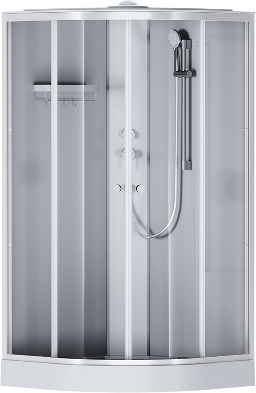 Душевая кабина AM.PM X-Joy W94C-401-100MT 100х100 см, низкий поддон, матовый хром