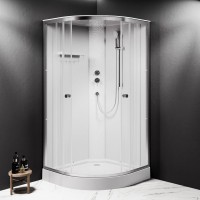 Душевая кабина AM.PM X-Joy W94C-401-100MT 100х100 см, низкий поддон, матовый хром