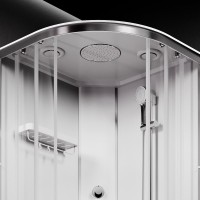 Душевая кабина AM.PM X-Joy W94C-401-100MT 100х100 см, низкий поддон, матовый хром