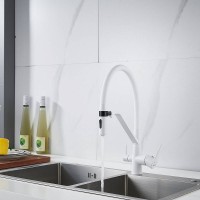 Смеситель для кухни Shevanik S278C белый