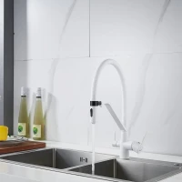Смеситель для кухни Shevanik S278C белый Смеситель для кухни Shevanik S278C белый