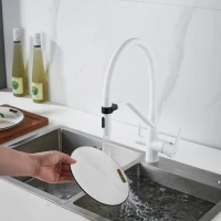 Смеситель для кухни Shevanik S278C белый Смеситель для кухни Shevanik S278C белый