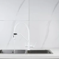 Смеситель для кухни Shevanik S278C белый Смеситель для кухни Shevanik S278C белый