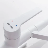 Смеситель для кухни Shevanik S278C белый Смеситель для кухни Shevanik S278C белый