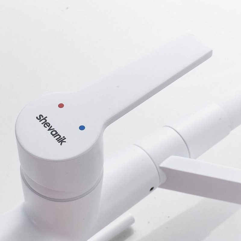 Смеситель для кухни Shevanik S278C белый