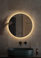 Зеркало круглое Defesto Opti DF 2853S 60 с LED-подсветкой, 3000К, сенсорный выключатель