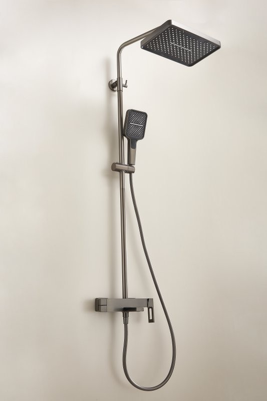 Душевая стойка BELZ B658 B24658-3 оружейная сталь