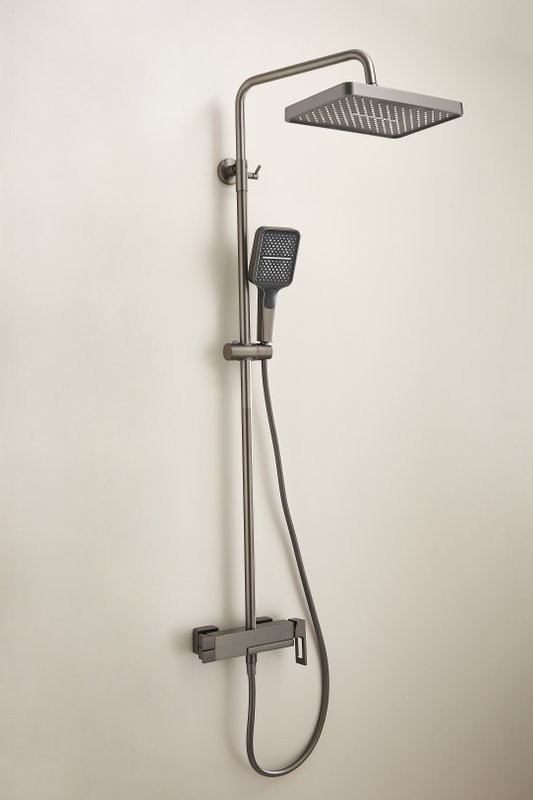 Душевая стойка BELZ B658 B24658-3 оружейная сталь