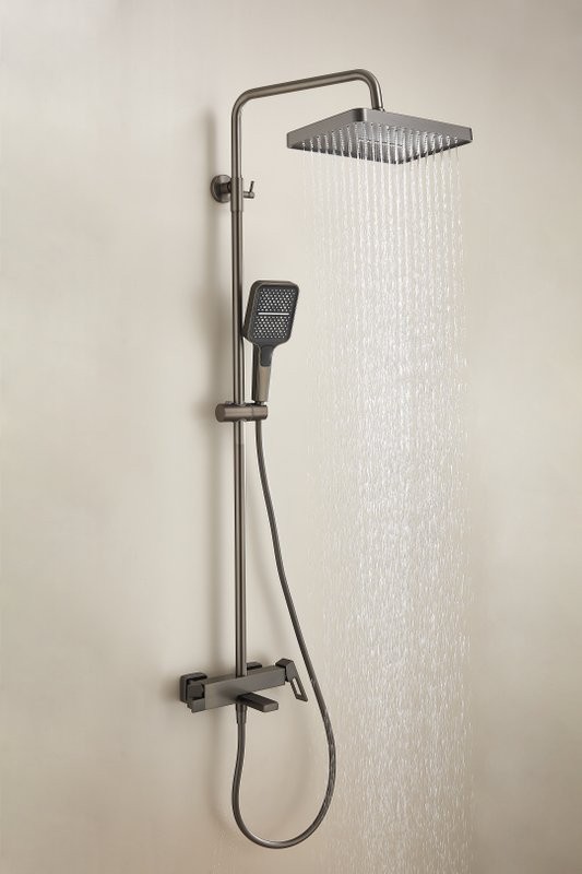 Душевая стойка BELZ B658 B24658-3 оружейная сталь