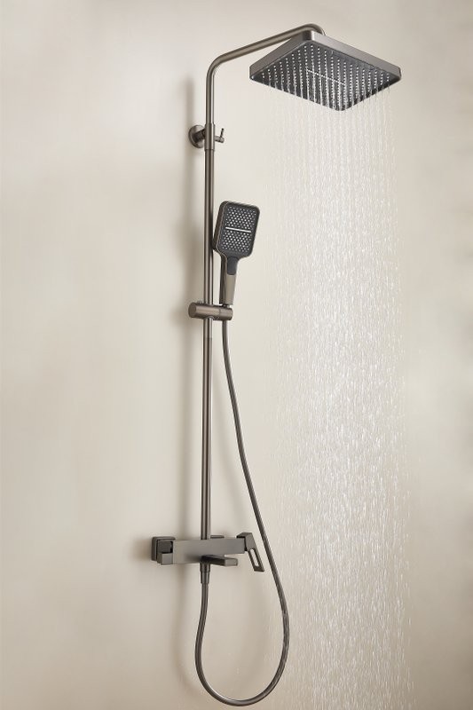 Душевая стойка BELZ B658 B24658-3 оружейная сталь