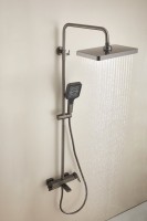 Душевая стойка BELZ B658 B24658-3 оружейная сталь