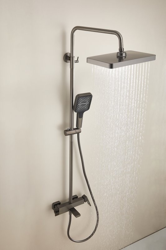 Душевая стойка BELZ B658 B24658-3 оружейная сталь